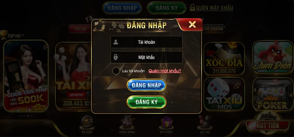 Đăng Nhập 24kClub