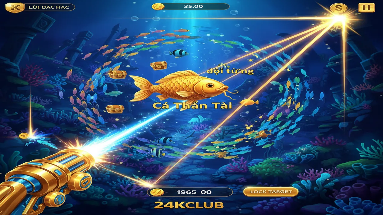 Bí quyết bắn cá dội tường: Kỹ thuật của cao thủ 24KClub