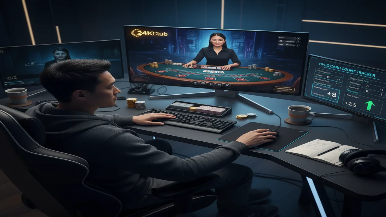 Bí quyết thắng Blackjack bằng chiến thuật đếm bài 24KClub