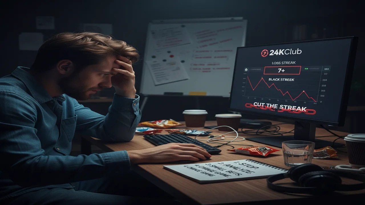 Làm gì khi gặp dây đen? Cách cắt chuỗi thua 24KClub