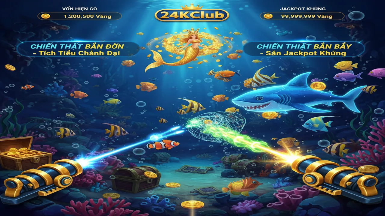 Chiến thuật bắn cá ăn tiền: Bắn đơn hay bắn bầy? 24KClub