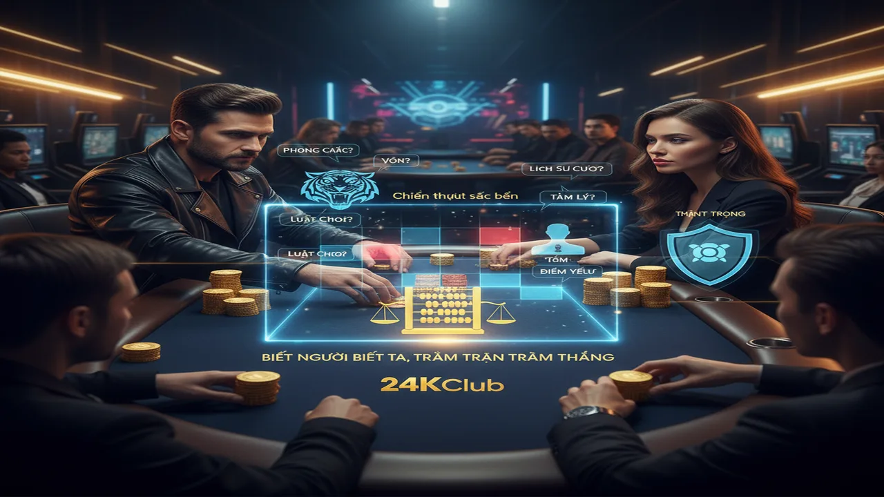 Chiến thuật biết người biết ta đối đầu cao thủ 24KClub