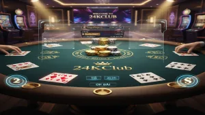 Cách chơi bài Cào 3 lá trực tuyến 24KClub