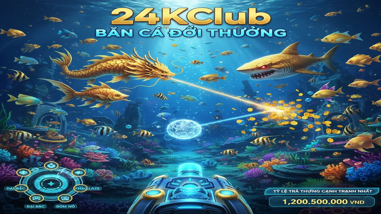 Hướng dẫn chơi Bắn cá đổi thưởng 24KClub