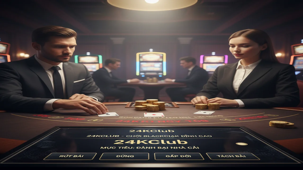 Hướng dẫn chơi Blackjack (Xì Dách) 24KClub