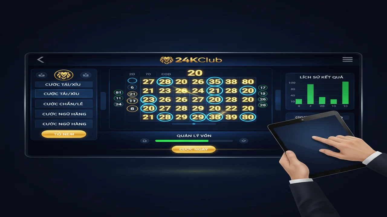 Cách chơi Keno trực tuyến: Bí quyết chọn số 24KClub