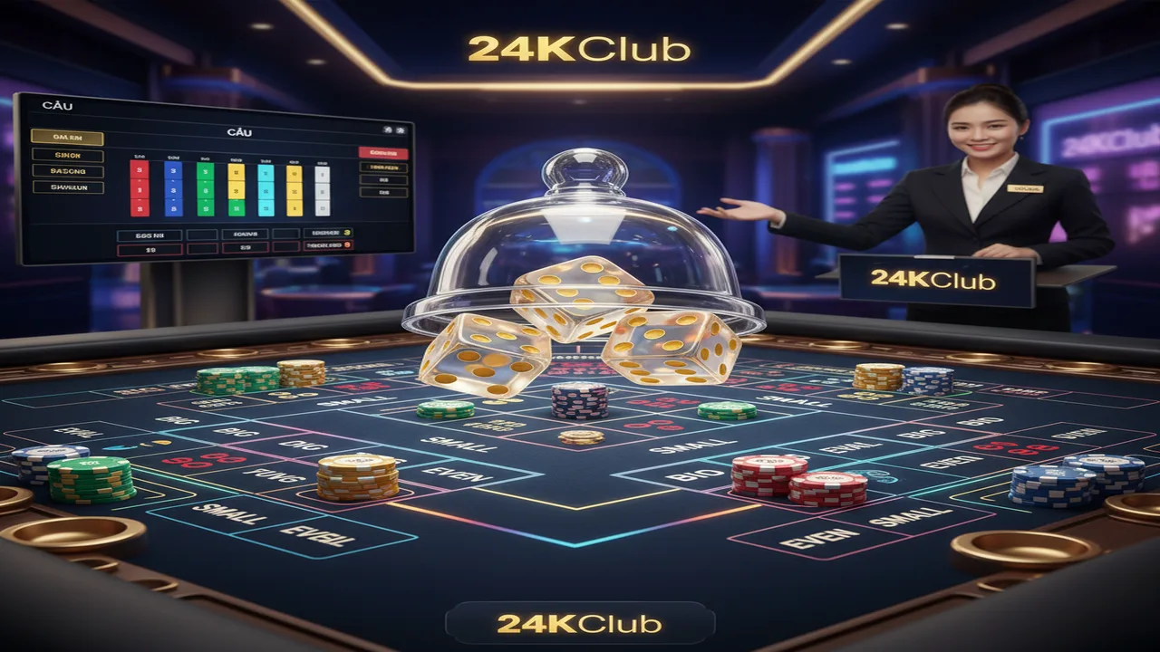 Hướng dẫn chơi Sicbo (Tài Xỉu sòng bài) chi tiết 24KClub