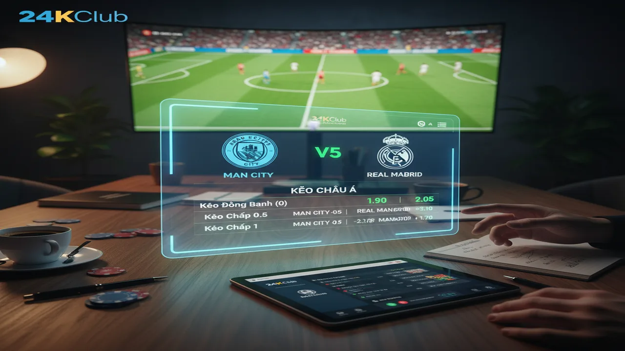 Hướng dẫn cách đọc kèo Châu Á 24KClub