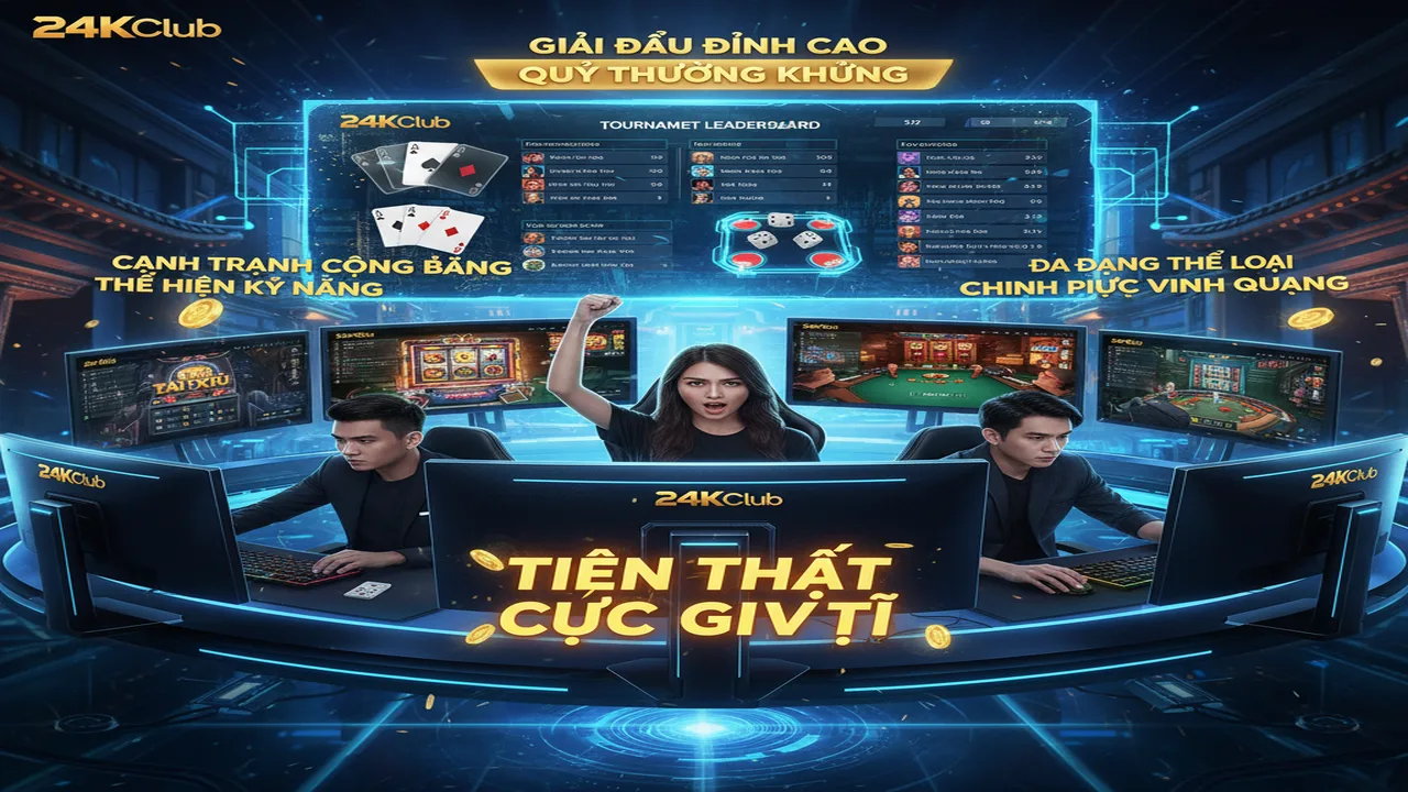 Cách tham gia giải đấu (Tournament) nhận tiền thật 24KClub
