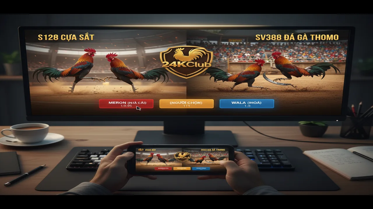 Luật chơi đá gà trực tuyến tại sảnh S128, SV388 24KClub