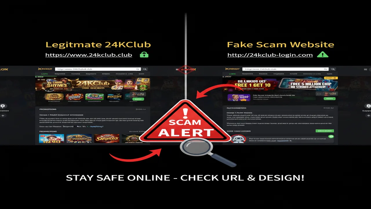 Cách nhận biết website giả mạo để tránh lừa đảo 24KClub