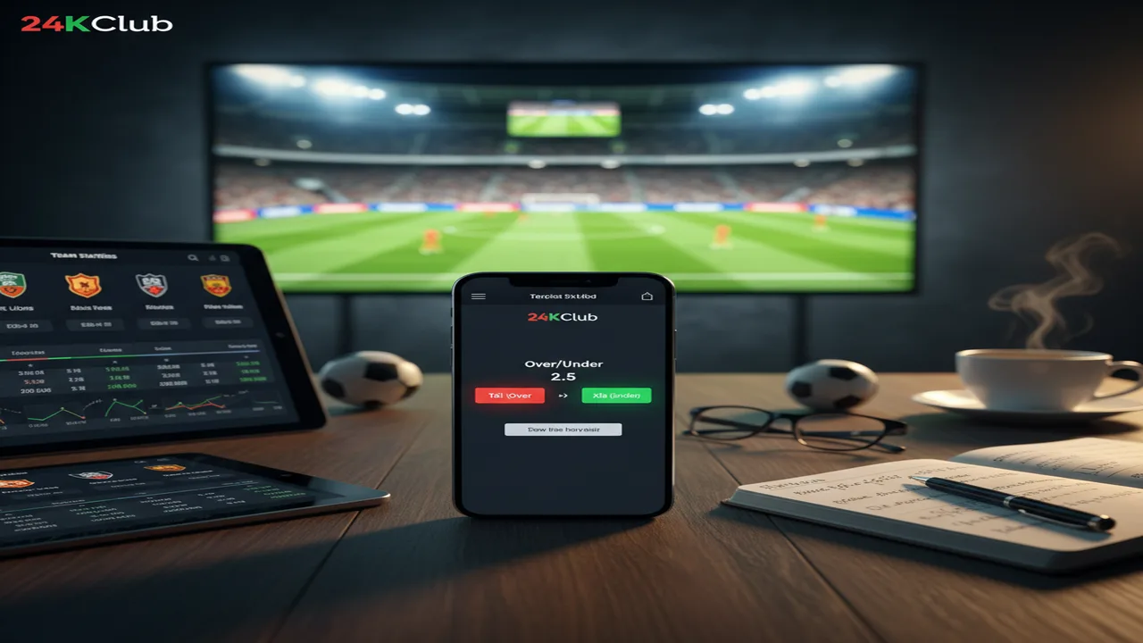 Cách soi kèo Tài Xỉu bóng đá cực chuẩn cho người mới 24KClub