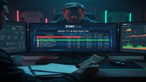 Kinh nghiệm cá độ bóng đá: Cách soi bảng tỷ lệ kèo nhà cái 24KClub