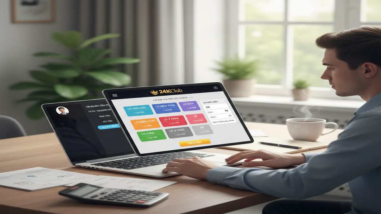 Cách tính điểm lô và tiền thưởng lô đề online 24KClub