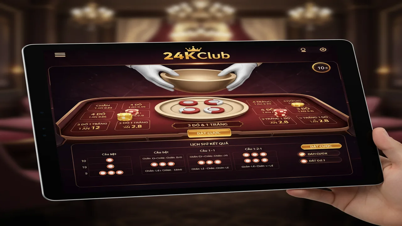 Hướng dẫn chi tiết về cách chơi Xóc Đĩa 24KClub